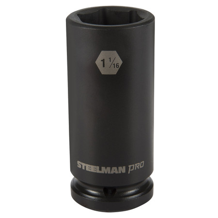 STEELMAN 3/4" Drive x 1-1/16" 6-Point Thin Wall Deep Impact Socket 79347